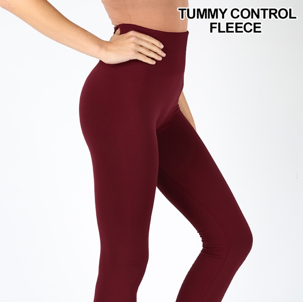 Tummy Control Fleece Lined leggings